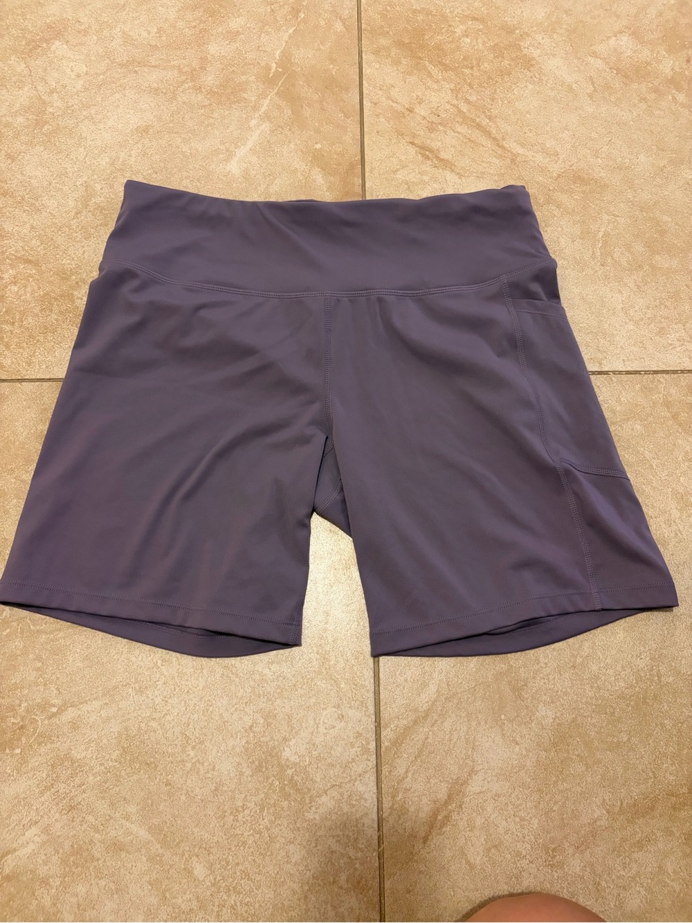 DKNY Women’s High-Waist Purple Active Shorts XXL